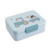 Blauwe brooddoos tractor - Lunch box tiny farm blue 